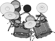 Double Kick Drum Kit